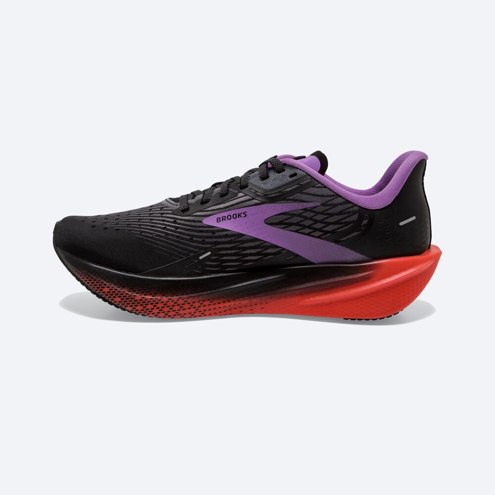 Brooks Hyperion Max Ženske Tekaški Copati Črne Cvet | Slovenija-46802