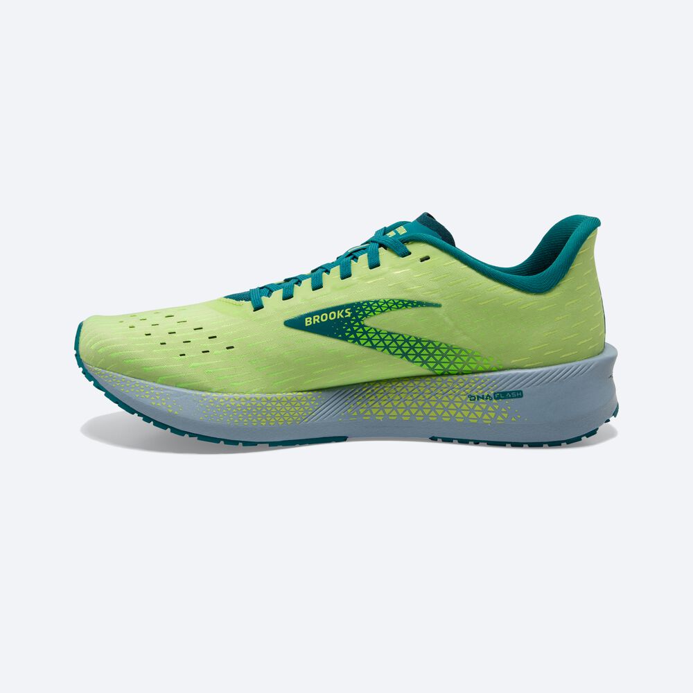 Brooks Hyperion Tempo Moški Tekaški Copati Zelene Modre | Slovenija-09347