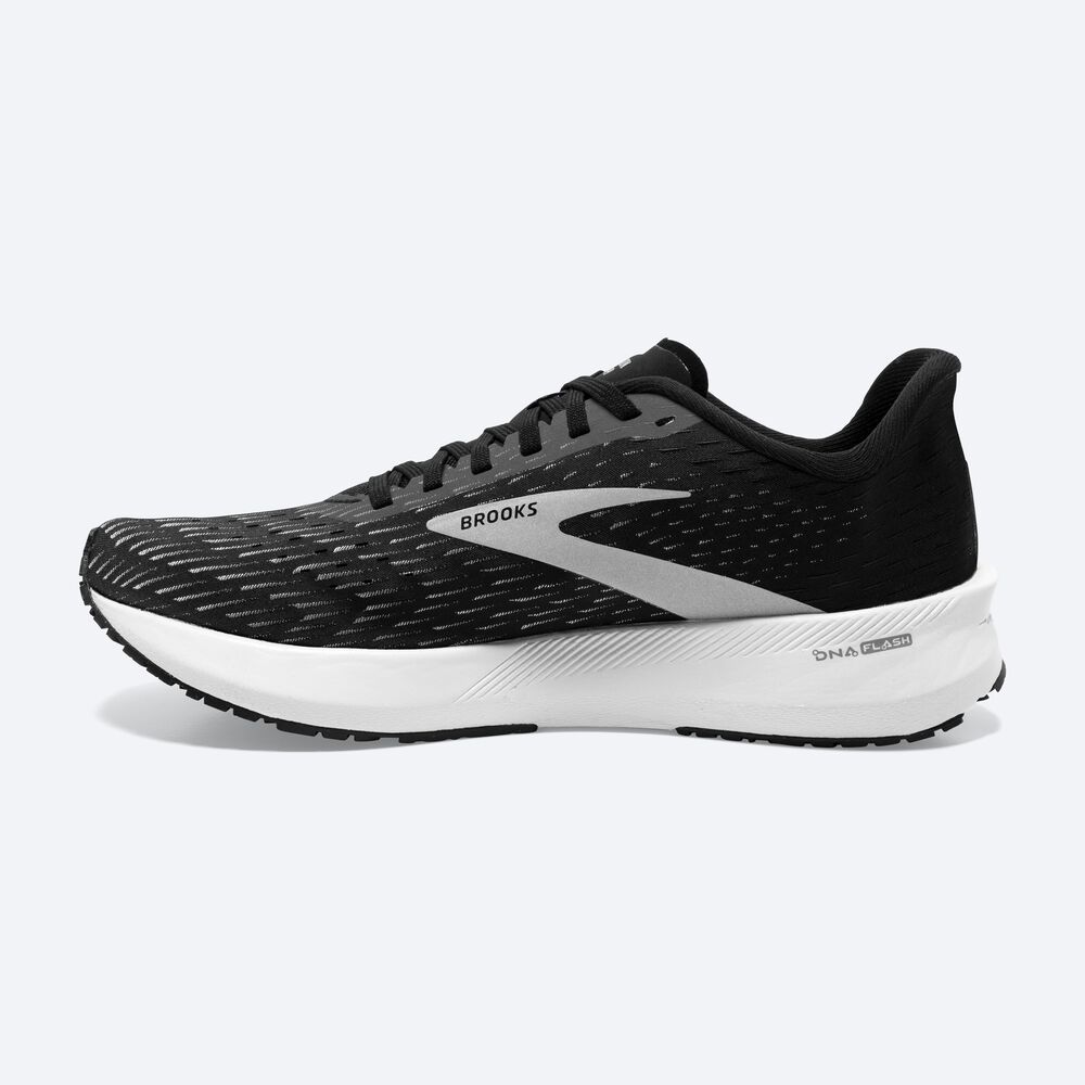 Brooks Hyperion Tempo Moški Tekaški Copati Črne Srebrne Bele | Slovenija-91048