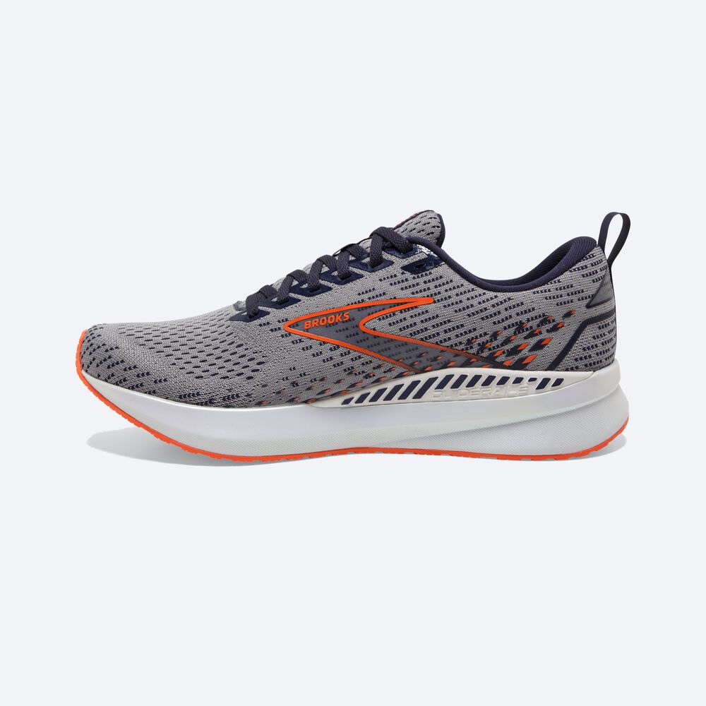 Brooks Levitate GTS 5 Moški Tekaški Copati Sive Temno Modre | Slovenija-87016