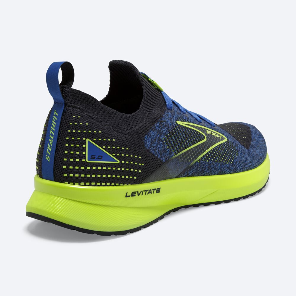 Brooks Levitate StealthFit 5 Moški Tekaški Copati Modre | Slovenija-96857