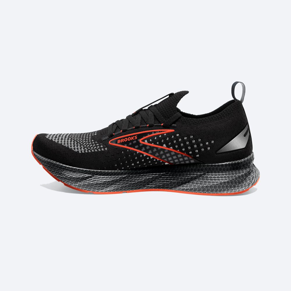 Brooks Levitate StealthFit 6 Moški Tekaški Copati Črne Oranžne | Slovenija-36801