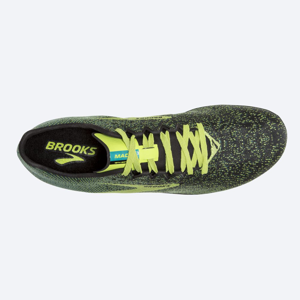 Brooks Mach 19 Moški Dirkaški Čevlji Črne Modre | Slovenija-34987