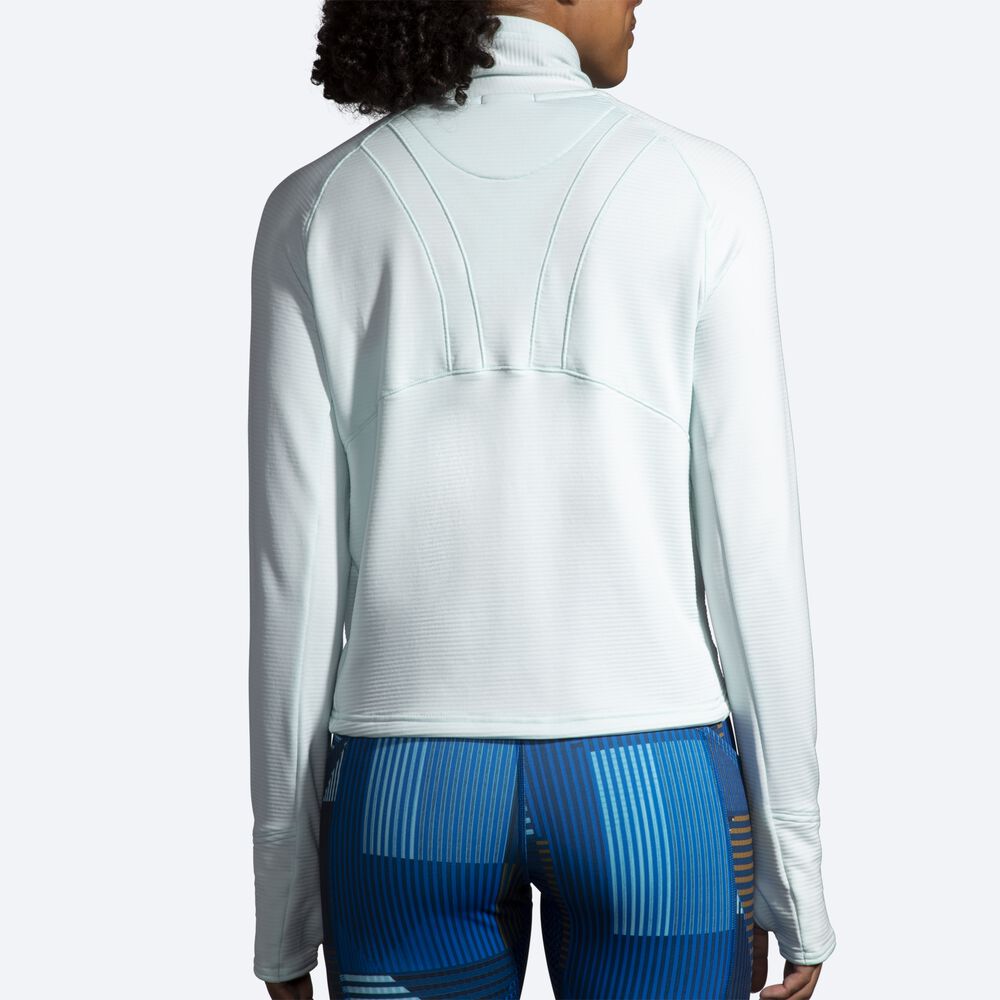 Brooks Notch Thermal Long Sleeve 2.0 Ženske Majice Modre | Slovenija-85412