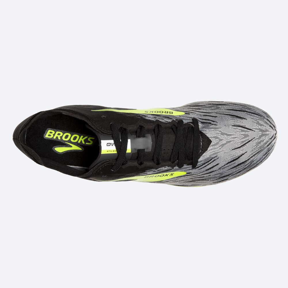 Brooks QW-K v4 Ženske Dirkaški Čevlji Črne Sive | Slovenija-35601