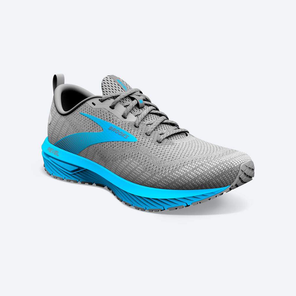 Brooks Revel 6 Moški Tekaški Copati Črne Modre | Slovenija-86403