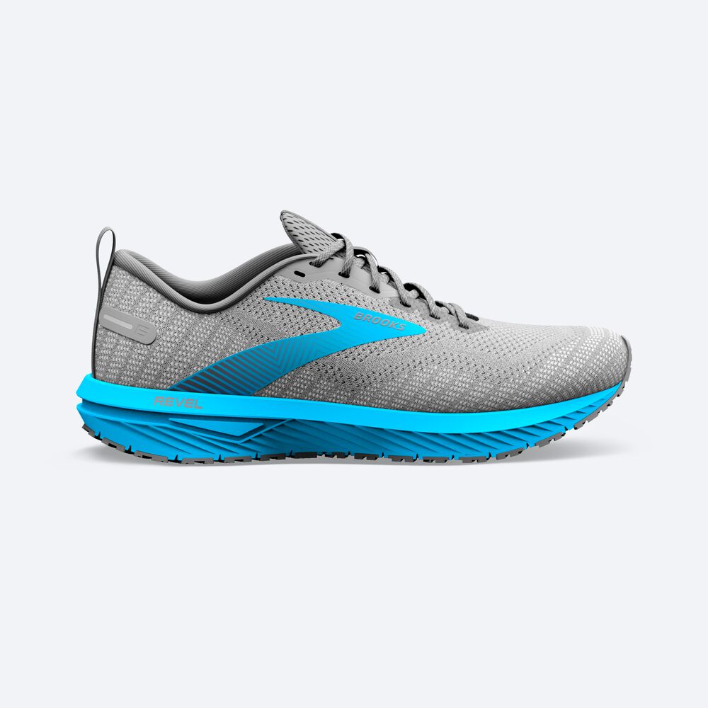 Brooks Revel 6 Moški Tekaški Copati Črne Modre | Slovenija-86403