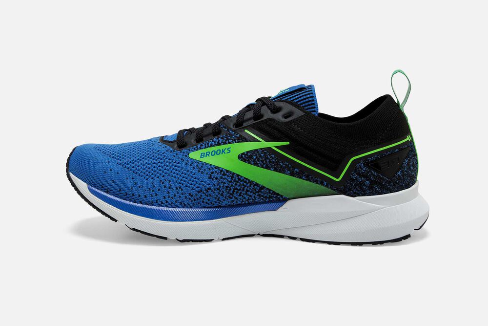 Brooks Ricochet 3 Moški Tekaški Copati Modre Zelene | Slovenija-48629