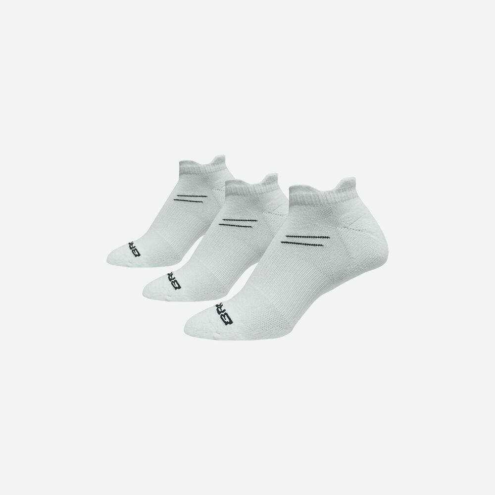 Brooks Run-In 3-Pack Ženske Nogavice Bele | Slovenija-40195