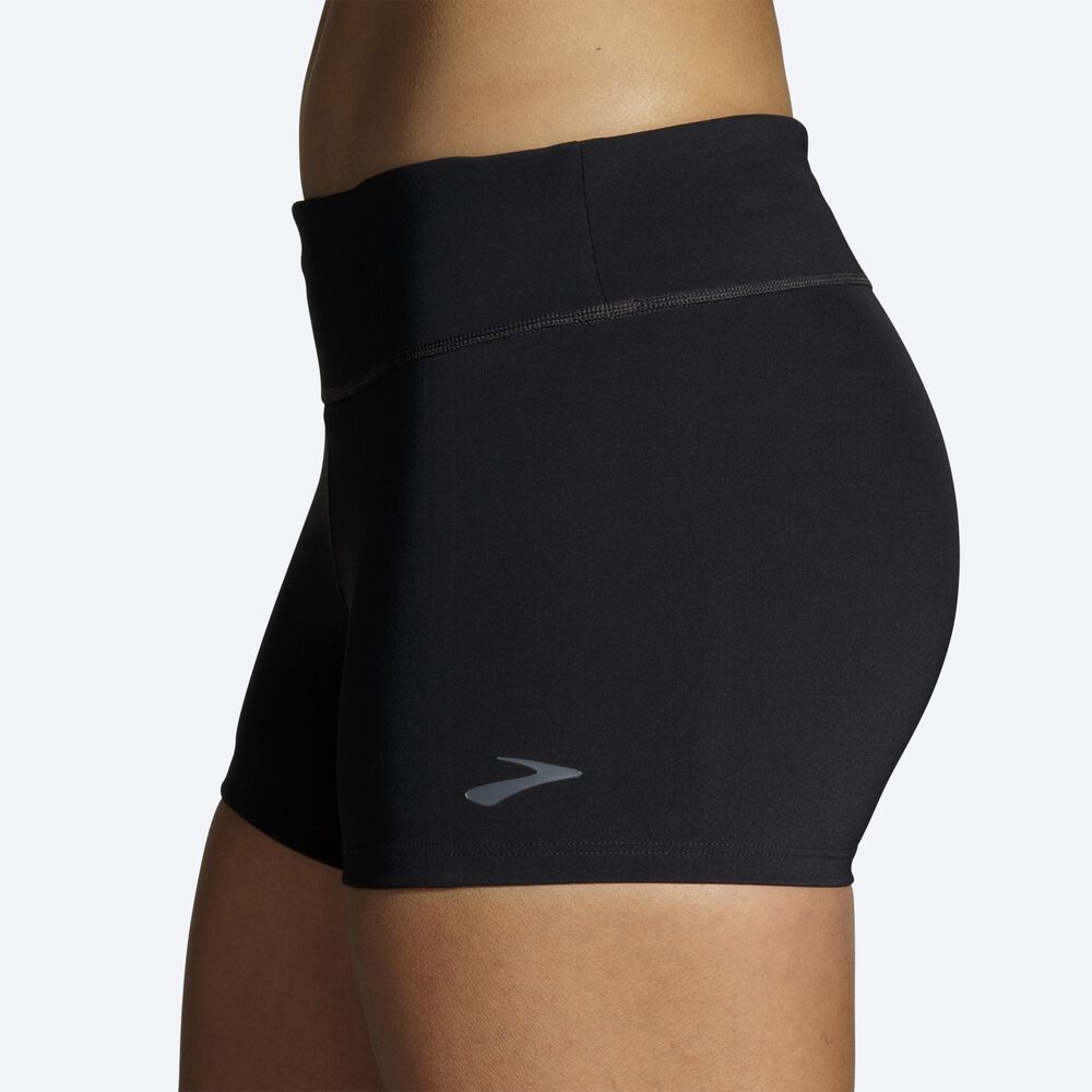 Brooks Speedwork Short Tight Ženske Hlačne Nogavice Črne | Slovenija-09534