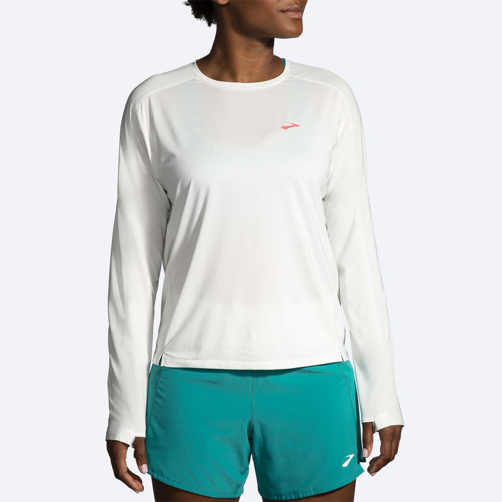 Brooks Sprint Free Long Sleeve 2.0 Ženske Majice Mete | Slovenija-53972