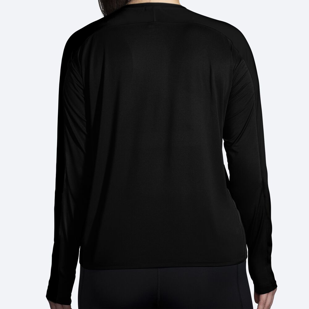 Brooks Sprint Free Long Sleeve 2.0 Ženske Majice Črne | Slovenija-83917