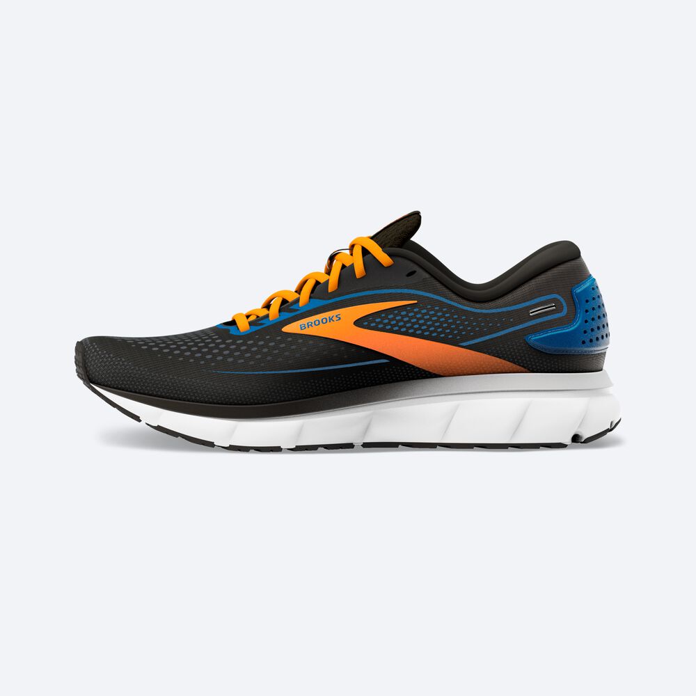 Brooks Trace 2 Moški Tekaški Copati Črne Modre Oranžne | Slovenija-34685