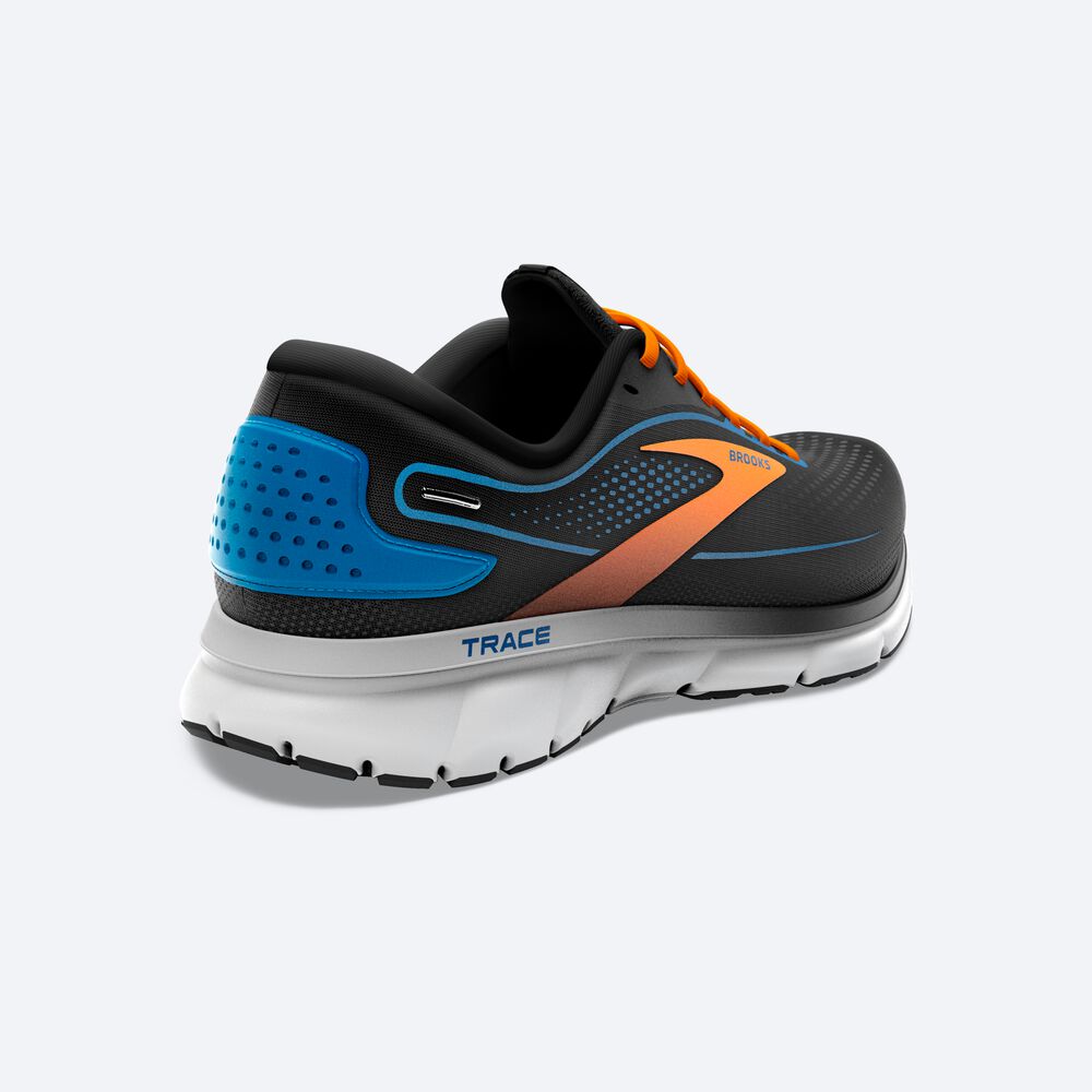 Brooks Trace 2 Moški Tekaški Copati Črne Modre Oranžne | Slovenija-34685